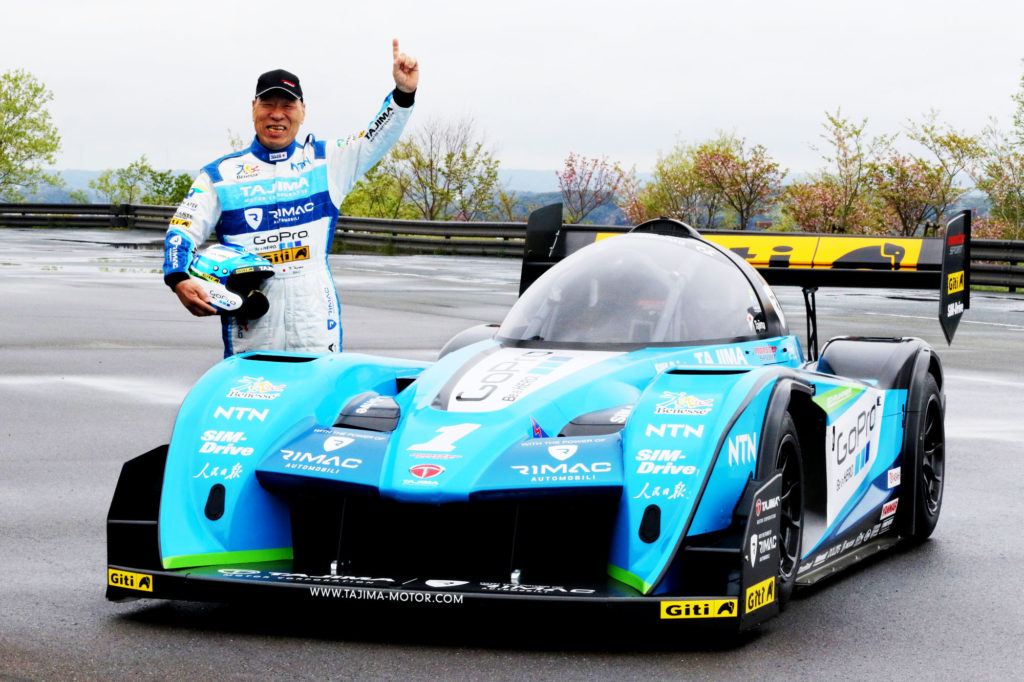 Monster Tajima with 2016 Pikes Peak car